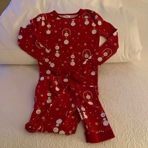 Fun Snowman PJs - Like New Condition